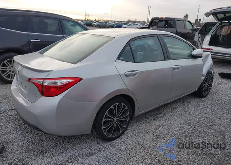 2016 Toyota Corolla S Plus z USA, uszkodzony, nr VIN 2T1BURHE4GC592309